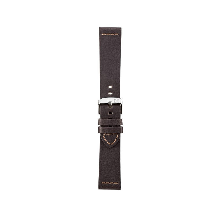 Morellato Bramante Vintage Calfskin Leather Watch Strap in Dark Brown