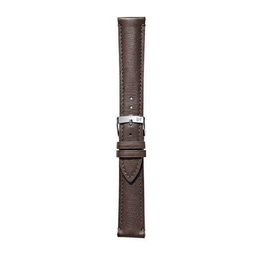 Morellato Levy Leather Watch Strap in Dark Brown