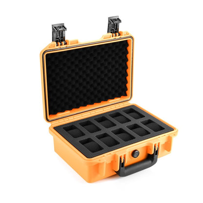 10 Watch Travel Case in Orange open view