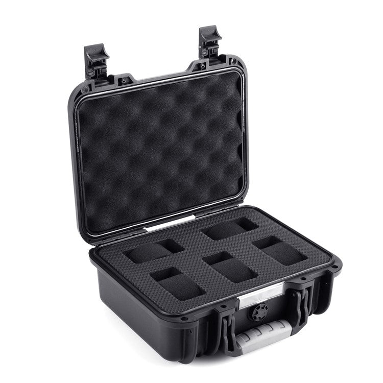 5 Watch Travel Case in Black open view