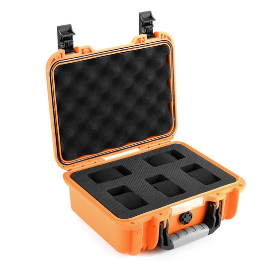 5 Watch Travel Case in Orange open view