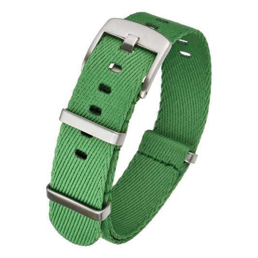 Military Style Nylon Watch Strap in Green