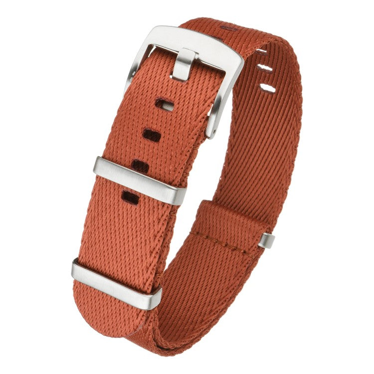 Military Style Nylon Watch Strap in Orange