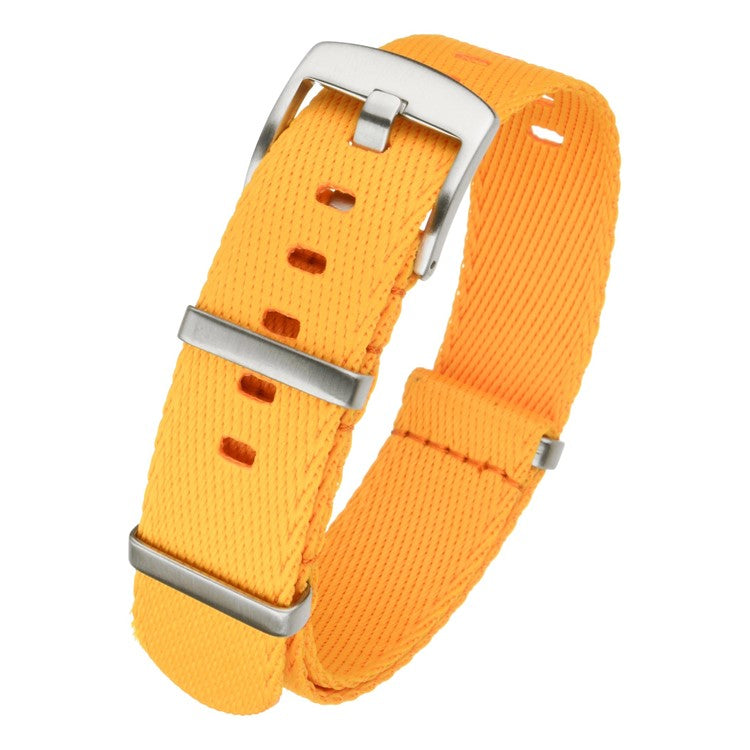 Military Style Nylon Watch Strap in Yellow