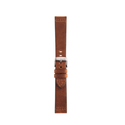 Morellato Bramante Vintage Calfskin Leather Watch Strap in Light Brown