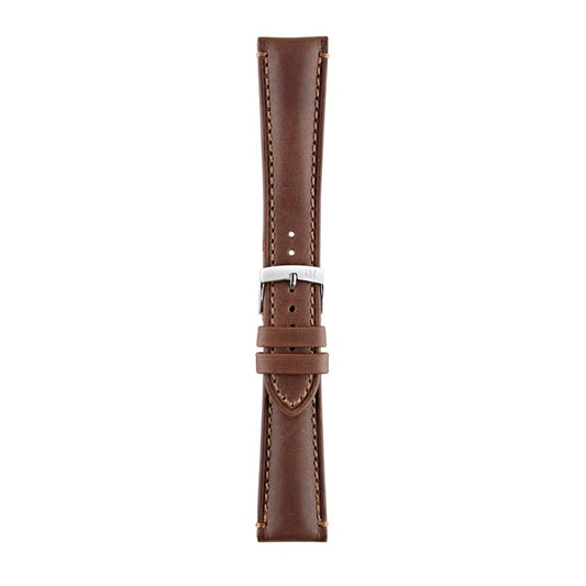 Morellato Derain Smooth Calfskin Leather Watch Strap in Dark Brown