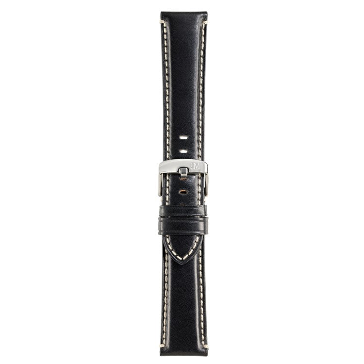 Morellato Giorgione Smooth Leather Watch Strap in Black