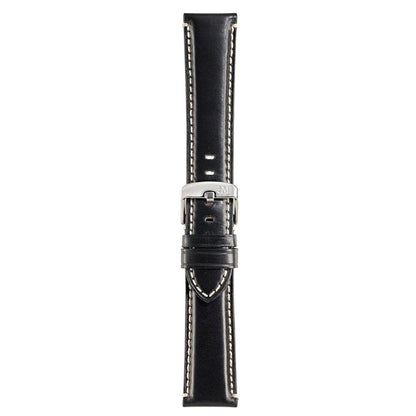 Morellato Giorgione Smooth Leather Watch Strap in Black