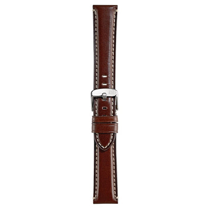 Morellato Giorgione Smooth Leather Watch Strap in Dark Brown