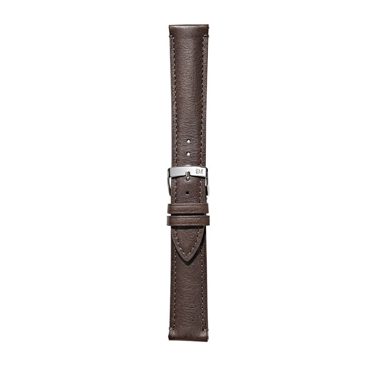 Morellato Levy Leather Watch Strap in Dark Brown