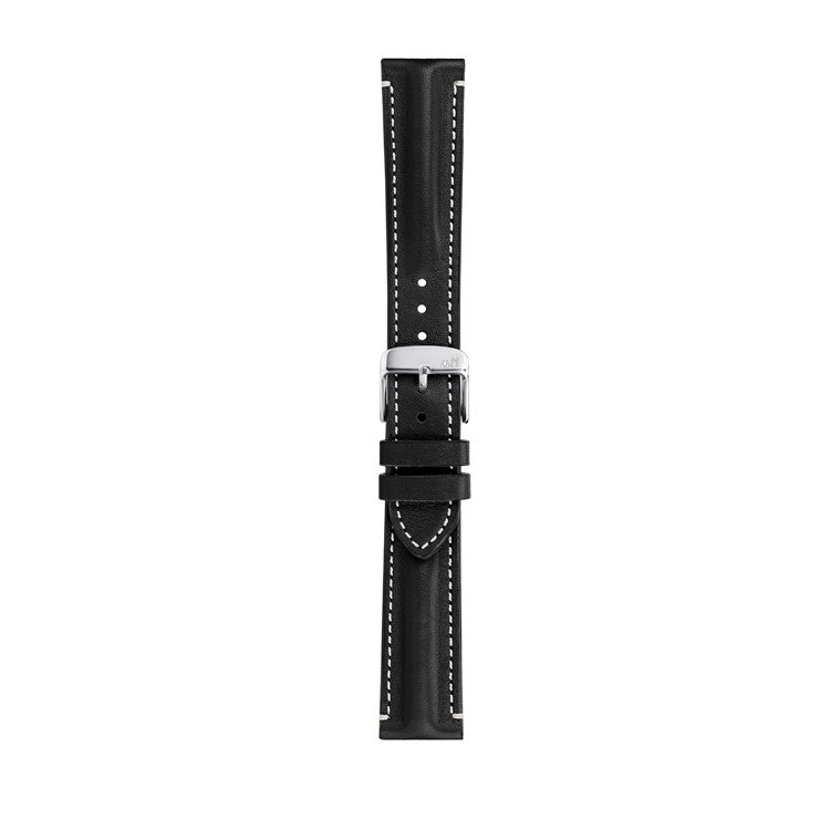 Morellato Sailing Water Resistant Calf Leather Watch Strap in Black