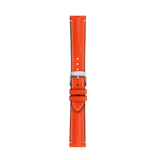 Morellato Sailing Water Resistant Calf Leather Watch Strap in Orange