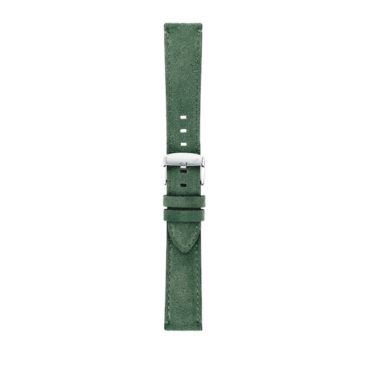 Morellato Schumann Suede Calfskin Leather Watch Strap in Green