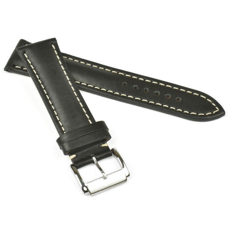 Premium Padded Breitling Watch Strap in Black