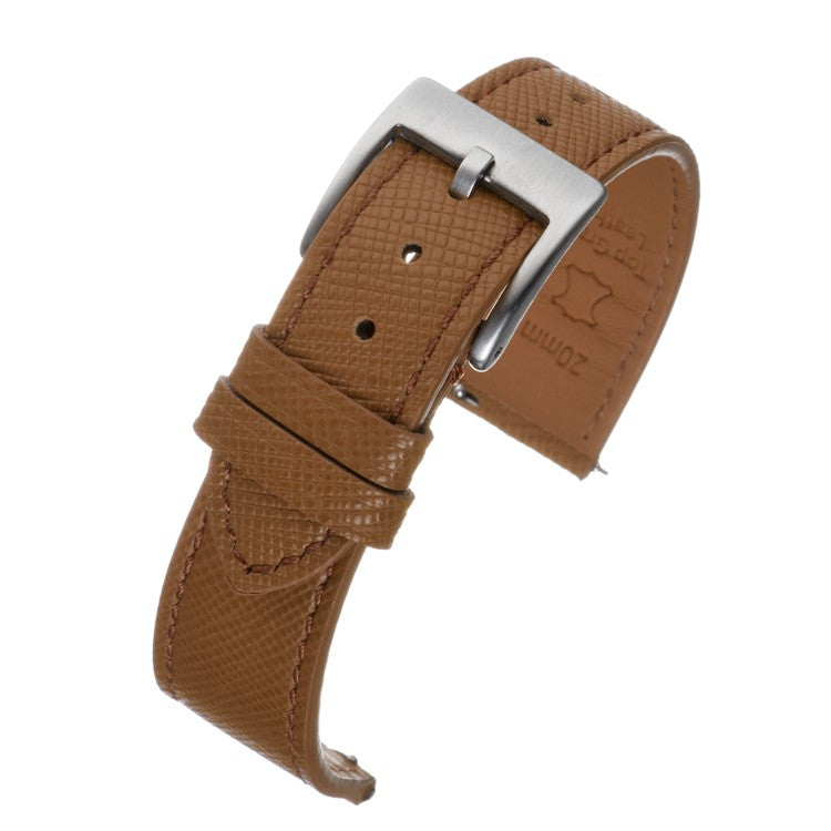 TSL Henley Saffiano Leather Watch Strap in Brown