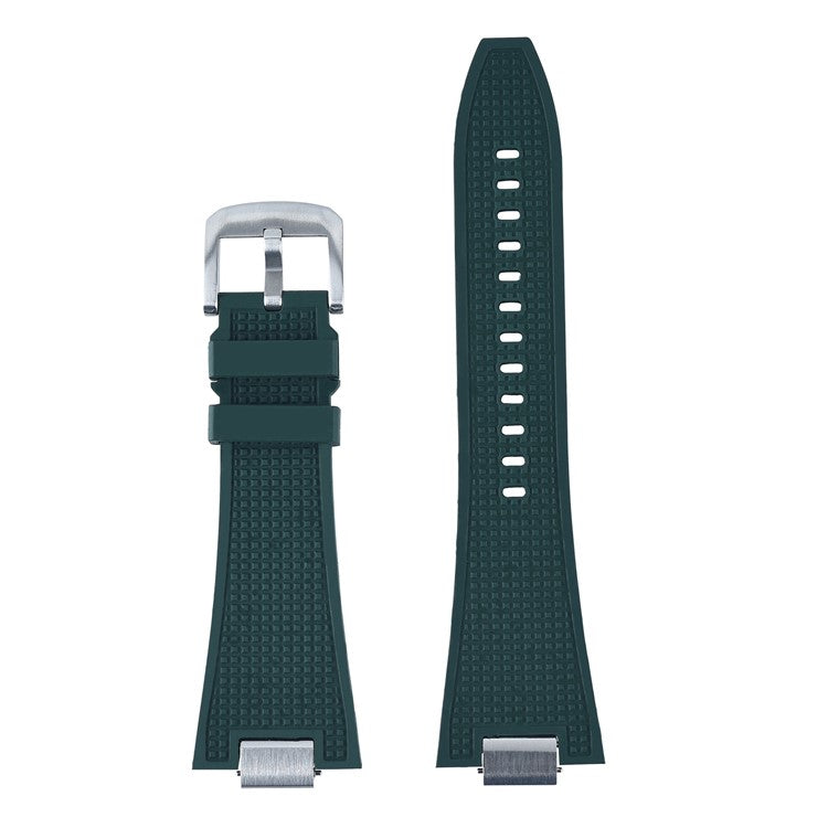 Tissot PRX 40mm FKM Rubber Watch Strap in Green