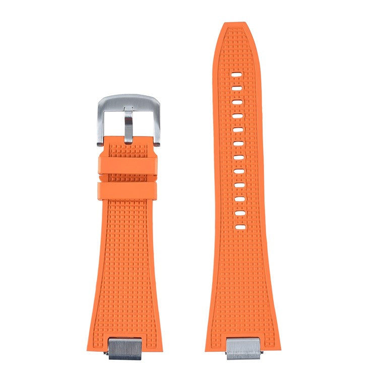 Tissot PRX 40mm FKM Rubber Watch Strap in Orange