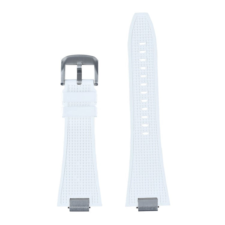 Tissot PRX 40mm FKM Rubber Watch Strap in White