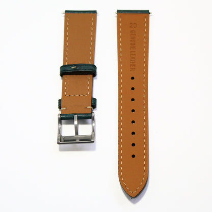 The Tuscan - Italian Pueblo Leather Watch Strap in Blue back view